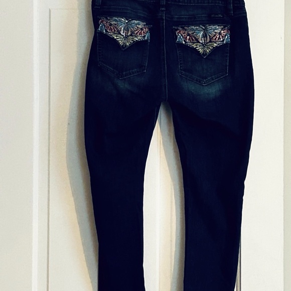 Miss Me Blue Skinny Jeans with Sleek Fit - Picture 2 of 7